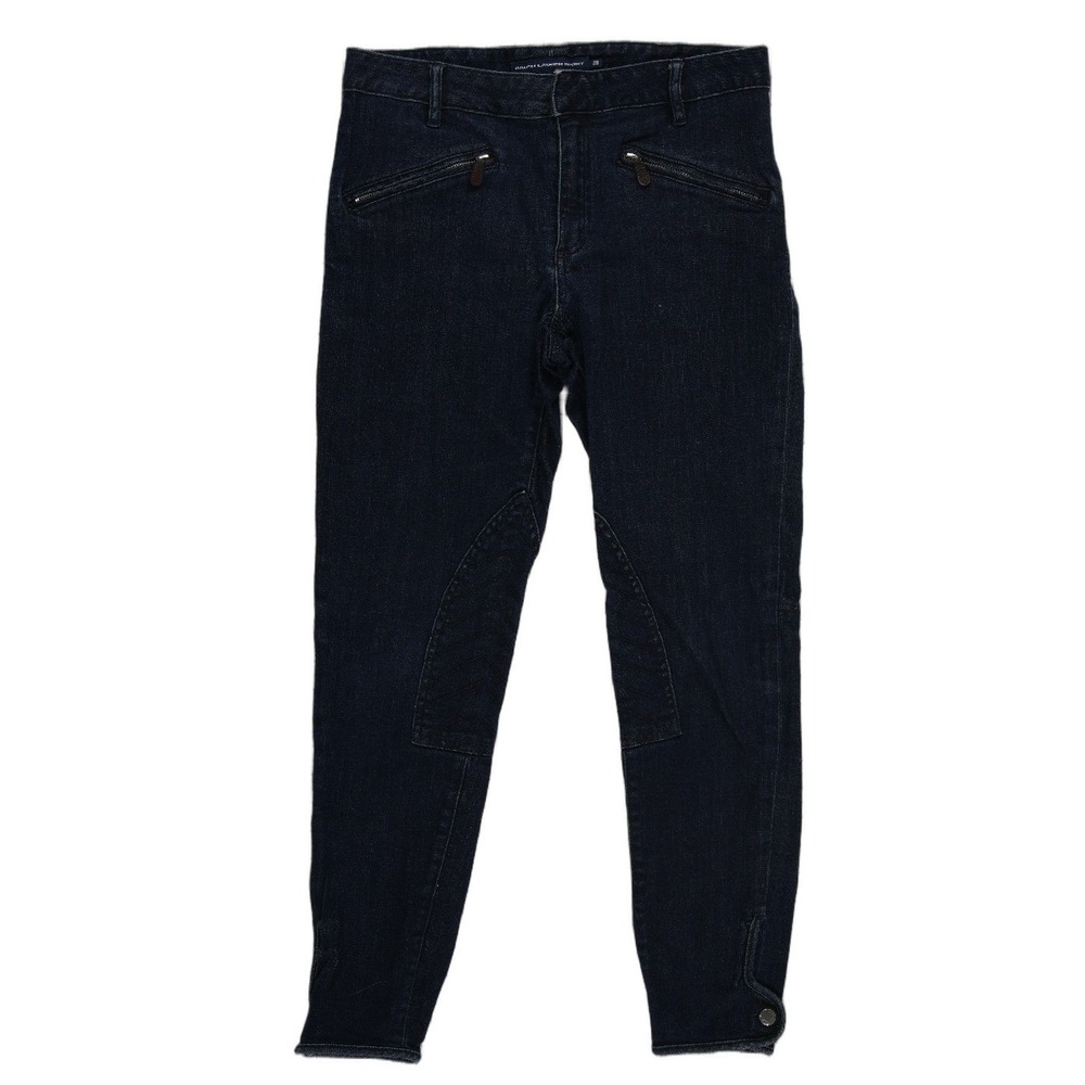 Ralph Lauren Sport Blue Jeans Women's Size 28 Indigo Equestrian Riding Skinny